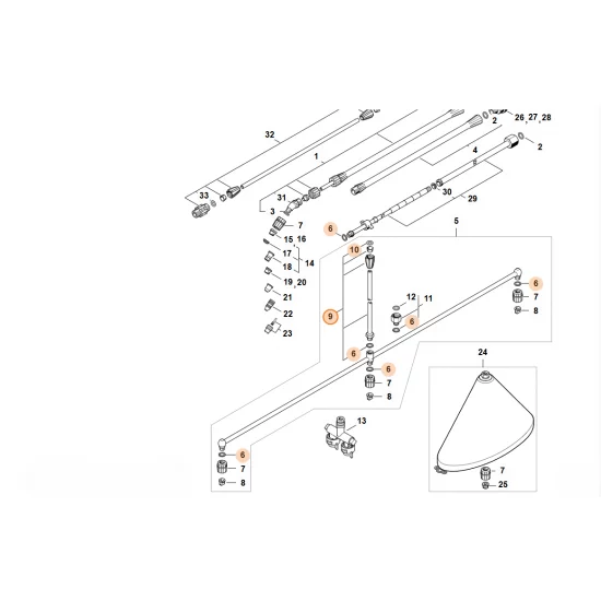 STIHL  Rura przedłużeniowa 4255 500 0302